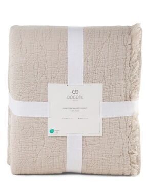 Docofil Stone Cotton Coverlet